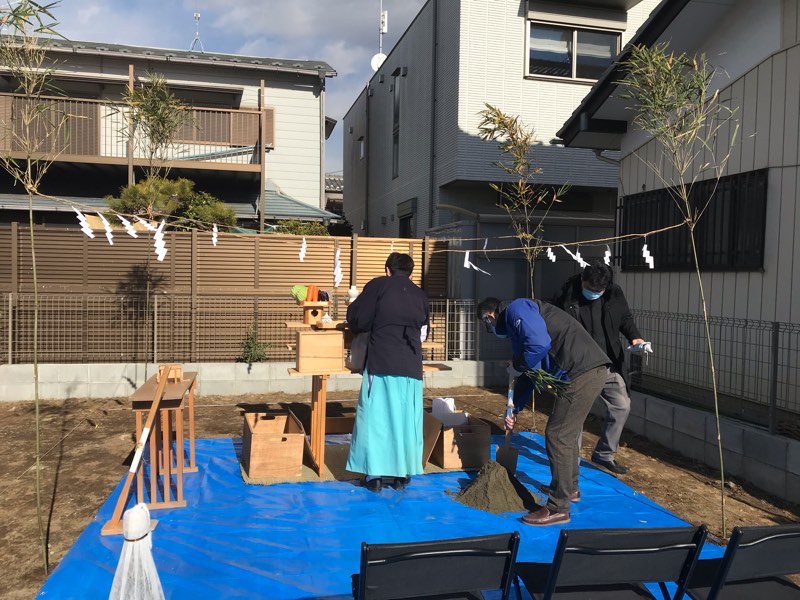 地鎮祭 写真