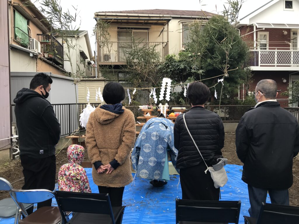 地鎮祭のいろいろ 写真