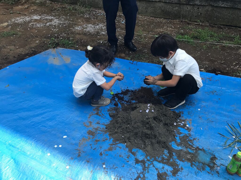 地鎮祭にて 写真