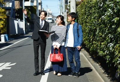 不動産会社さんと一緒に土地探しスタートです